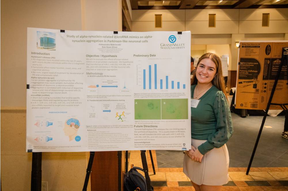 Aleksandra Makrievski; Study of alpha-synuclein-related microRNA mimics on alpha-synuclein aggregation in Parkinson-like neuronal cells
